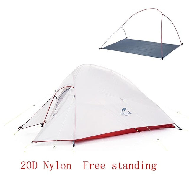 Naturehike 20D Upgraded Cloud Up Tent for 2 Person | Lightweight Weatherproof