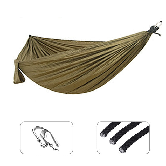 Parachute Cloth Double Hammock Sleeping Swing Upto 440 Pounds