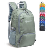 ZOMAKE Foldable Water Resistant Backpack For Travel/Hiking