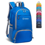 ZOMAKE Foldable Water Resistant Backpack For Travel/Hiking