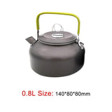 Portable Aluminum Alloy Teapot Cookware For Outdoor Camping/Picnic
