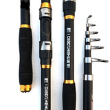 Carbon Fiber Hard FRP Telescopic Fishing Rod 2.1M -3.6M